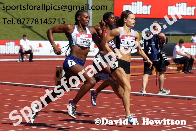 Womens 400 metres, 2019 Muller British Championships, Alexander Stadium, Birmingham. Photo: David T. Hewitson/Sports for All Pics